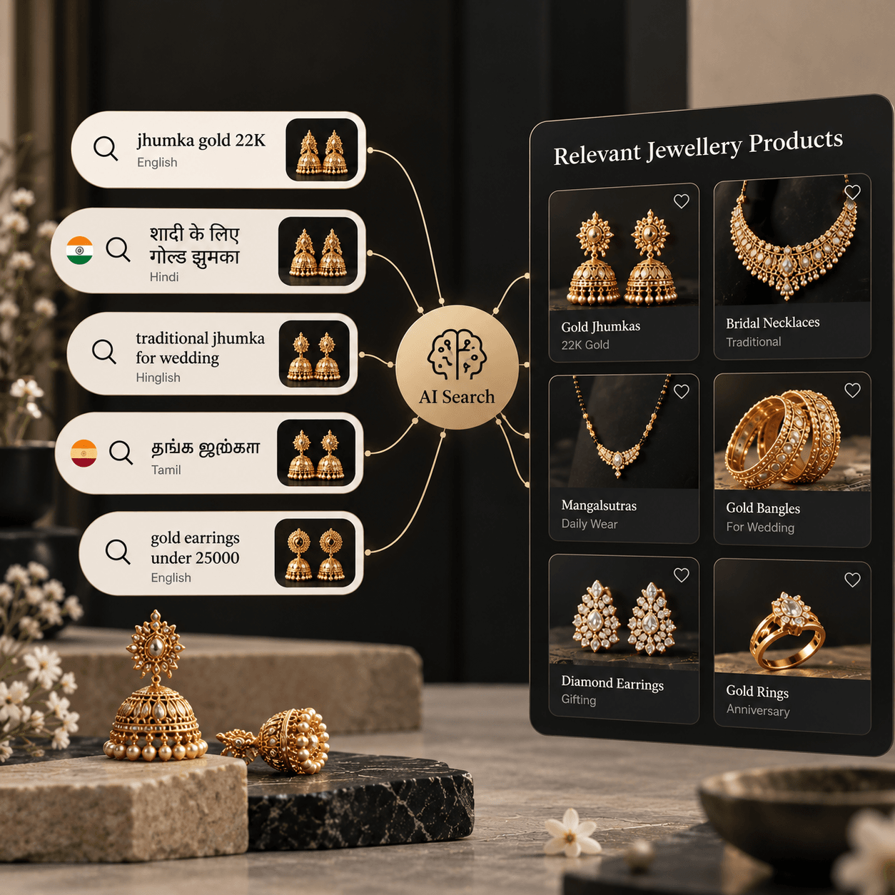 AI Jewellery Search Showcase